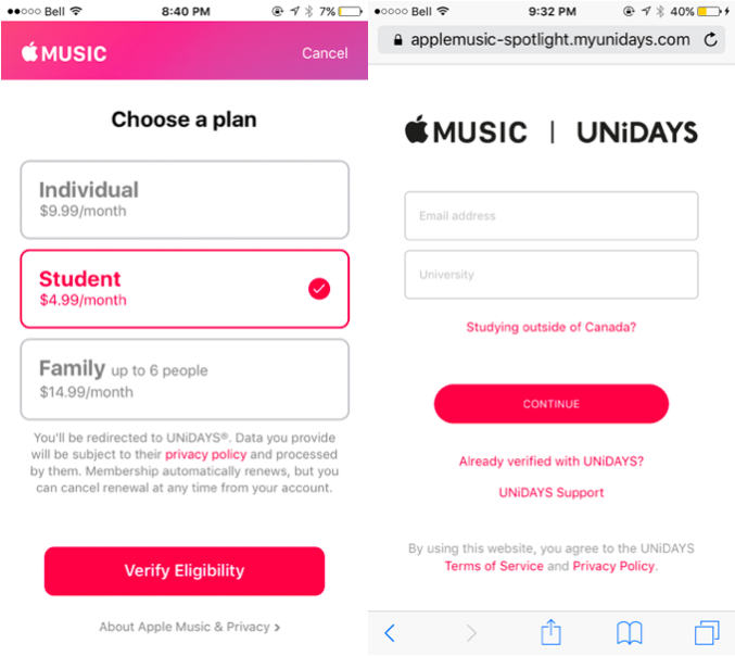 Apple Music is raising the price of its student plan in the US, the UK and Canada