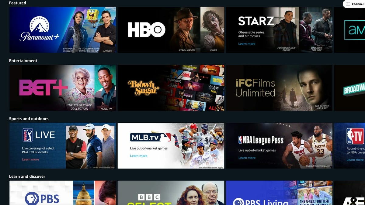 Amazon Prime Video Channels: See Prime Day deals and all the TV channels you can add