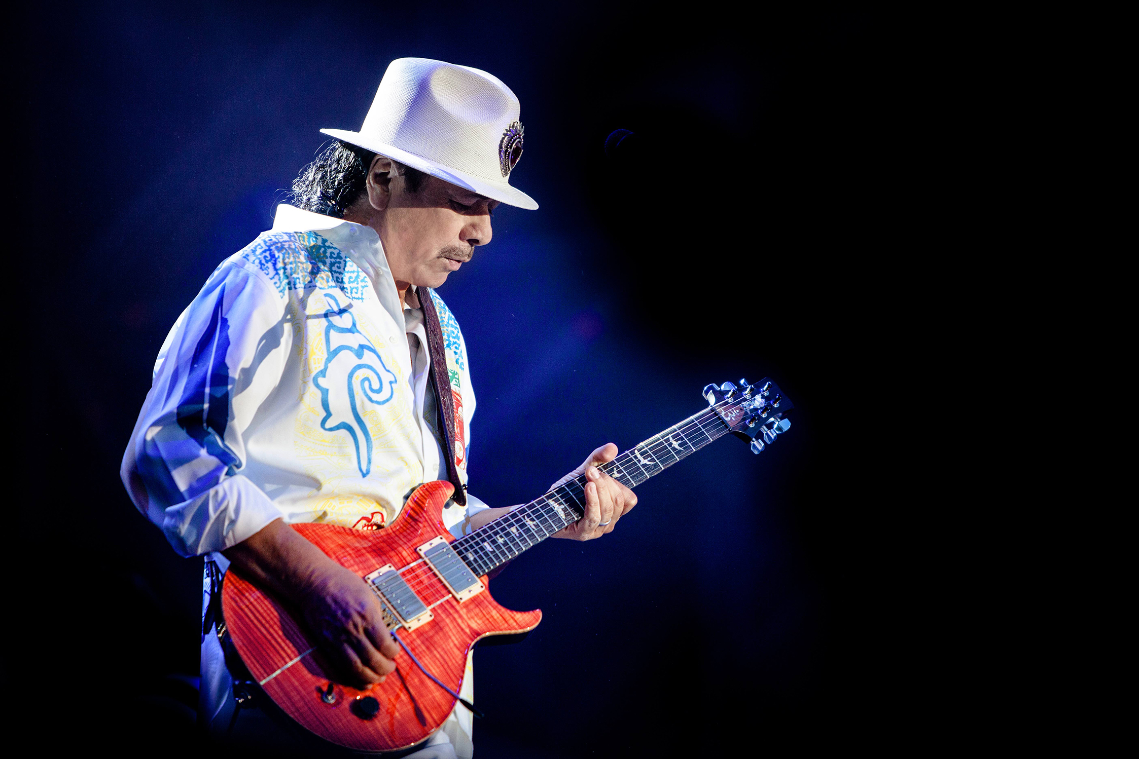 Carlos Santana on spirituality in music, 53 years after Woodstock