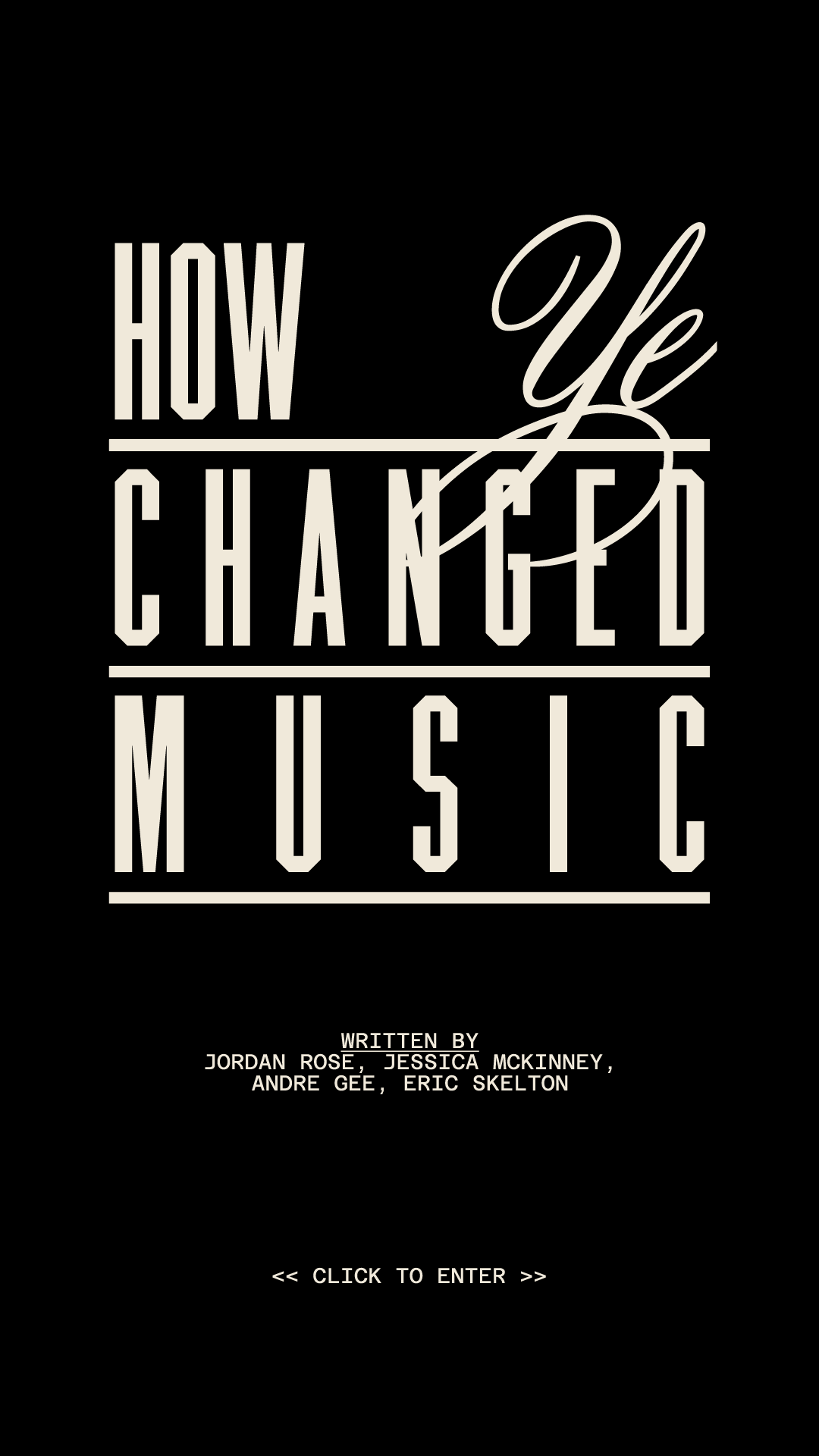 How your music changed