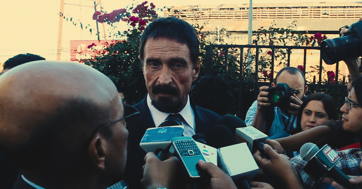 Netflix's upcoming Running with the Devil documentary John McAfee is running