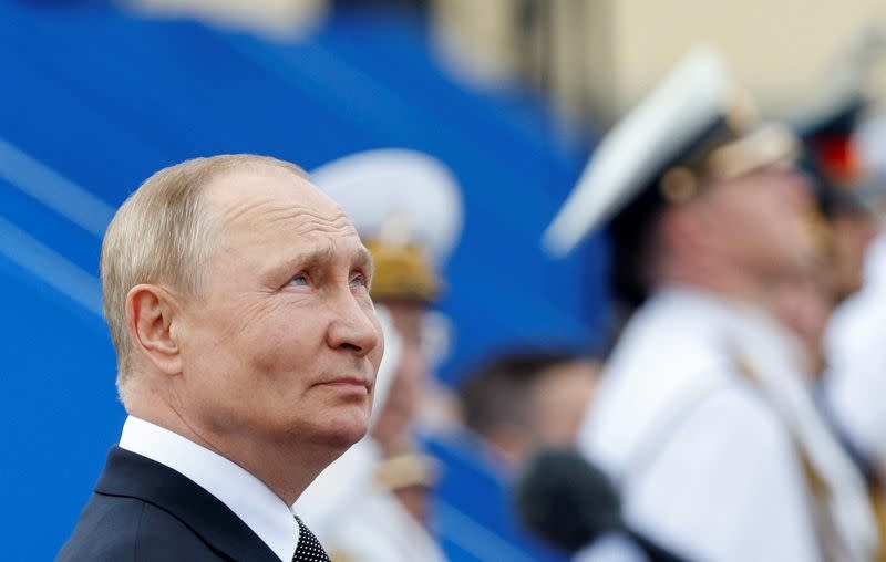 On Navy Day, Putin said that the United States is Russia's biggest threat