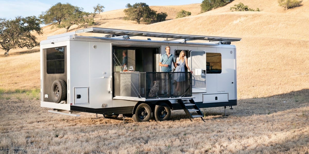 Photos: Living Vehicle A luxurious $340,000 camper trailer turns air into water
