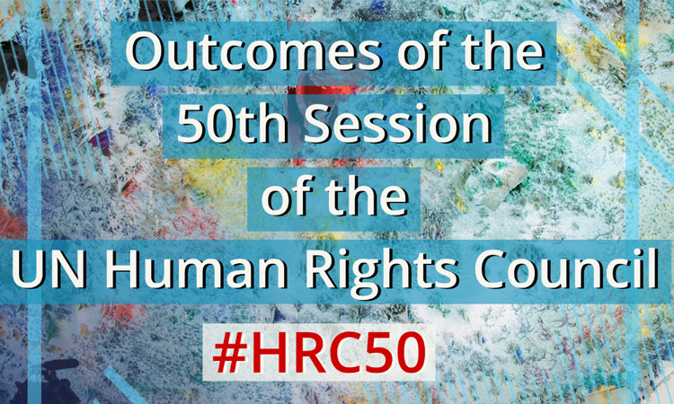 Results of the 50th Session of the UN Human Rights Council - United States Department of State