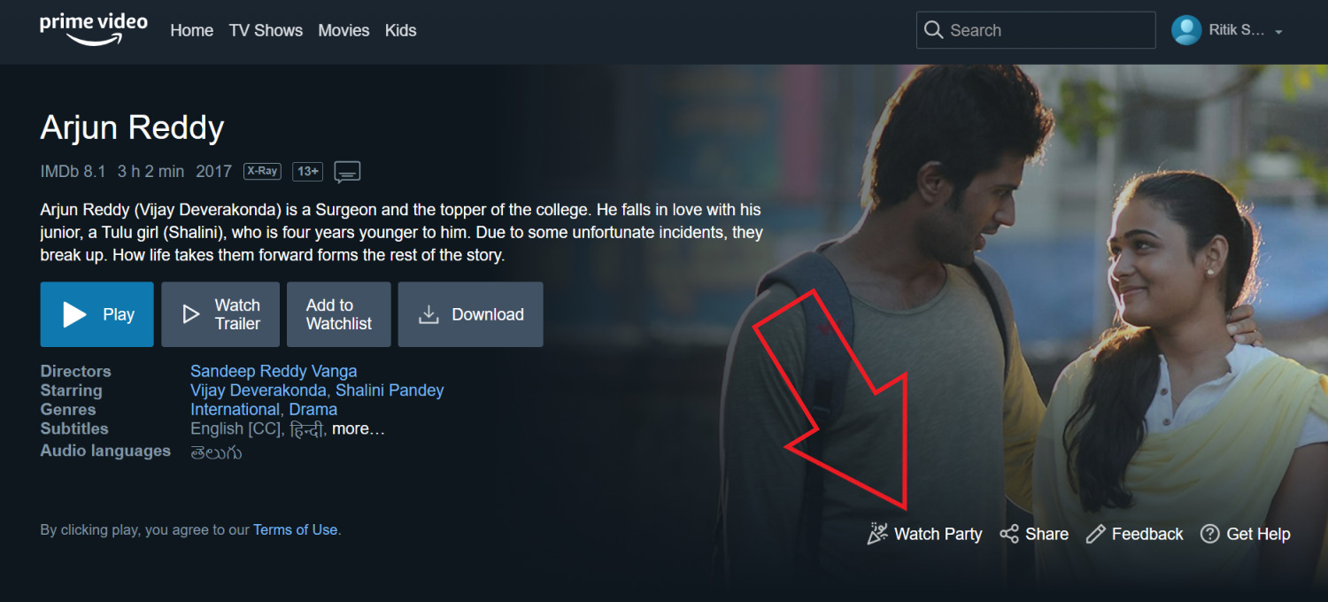 How to use Amazon Prime Video Watch Party