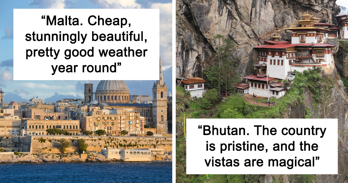 People share the 30 most underrated travel destinations around the world