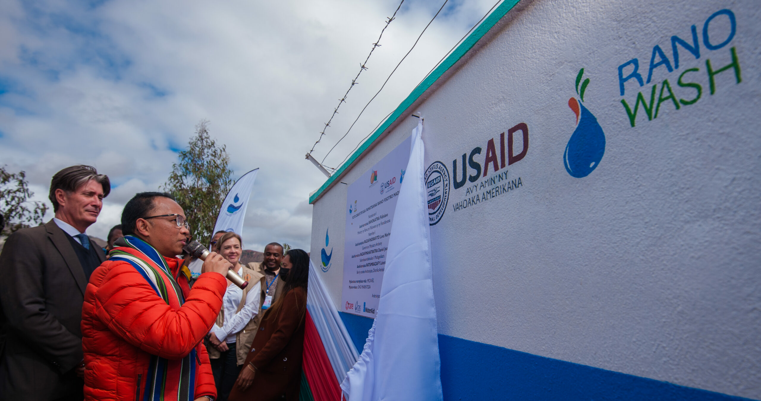 The United States helps improve access to safe water and sanitation