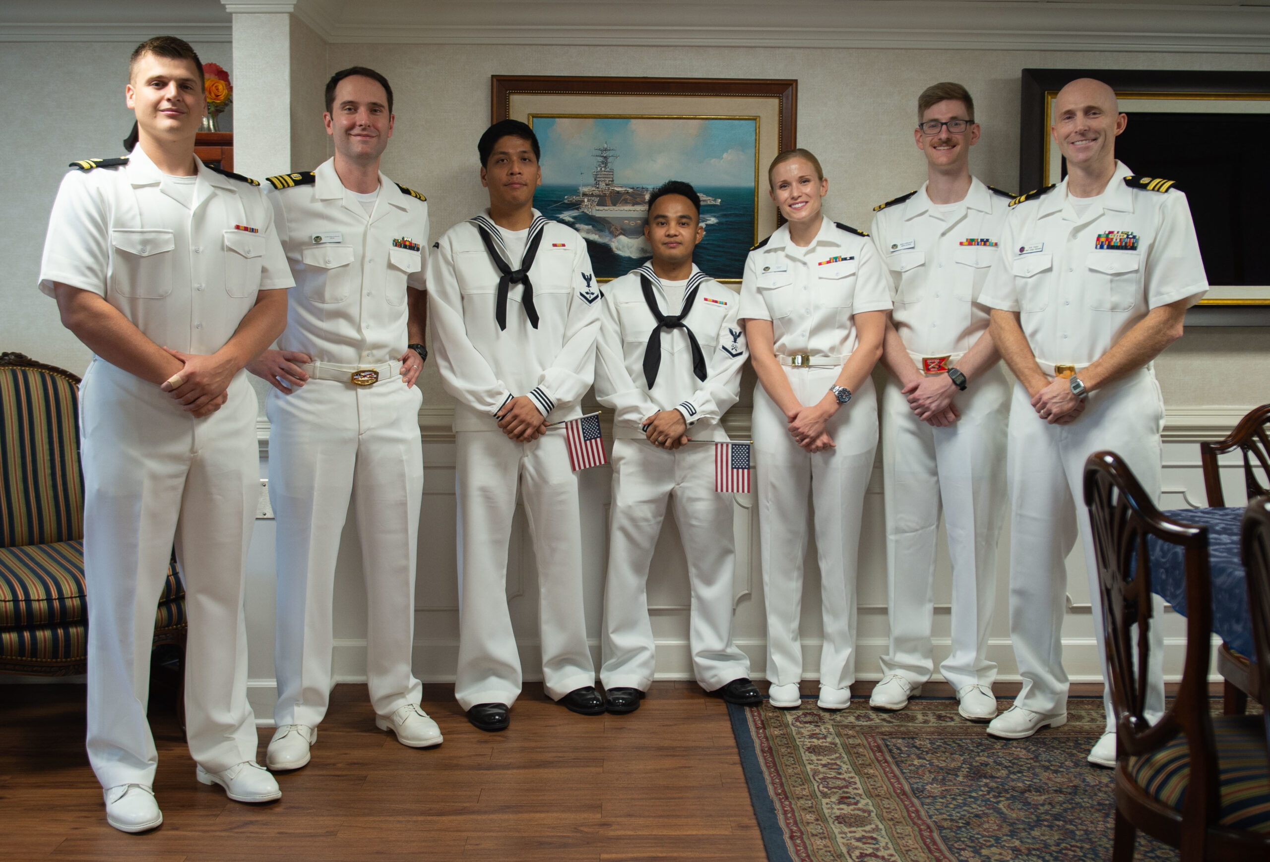 Deployed Truman Strike Group sailors become U.S. citizens