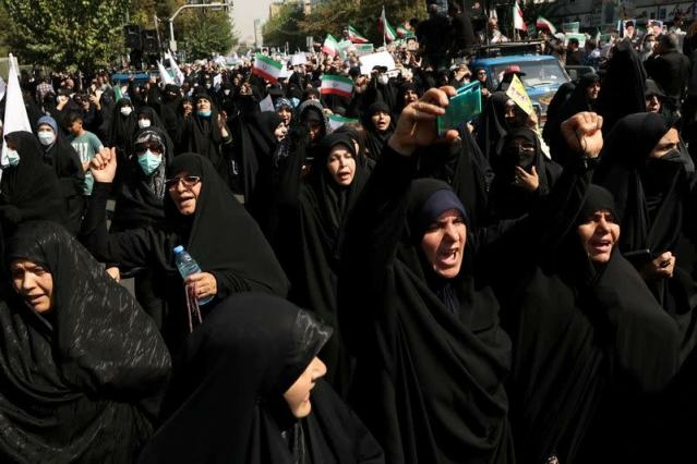 Iran accuses the US of trying to use the unrest to undermine the country