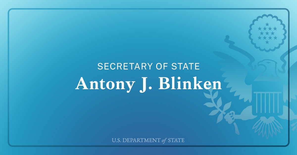 Secretary Antony J. Blinken Interview with Scott Pelley on 60 Minutes on CBS